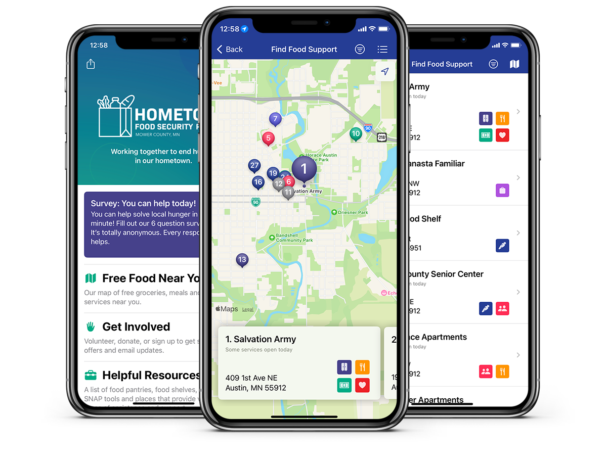 Hometown Food Security Mobile App